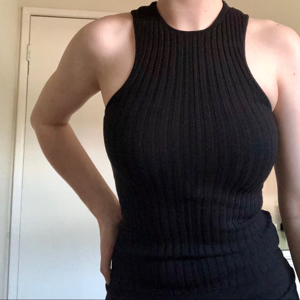 Black Halter Tank